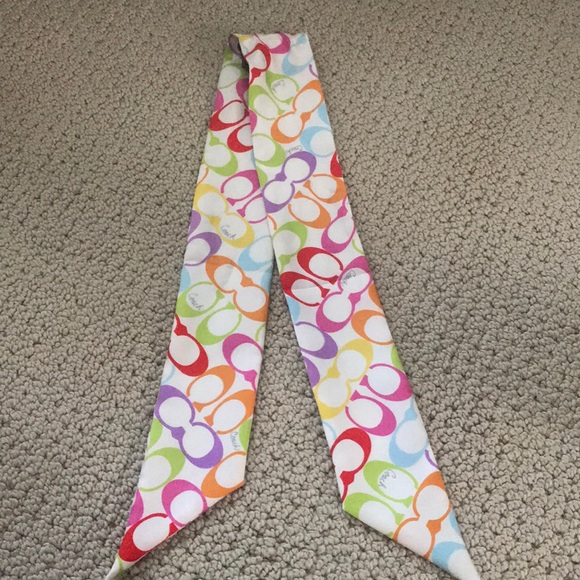 Coach Signature Silk Scarf/Wrap - Picture 1 of 1